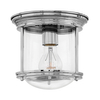 Szklana lampa stropowa QN-HADRIAN-MINI-F-CM-CLEAR chrom