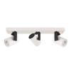 LAMPA sufitowa MOLA SPL-2846-3 WH Italux metalowa OPRAWA regulowane reflektorki plafon białe czarne