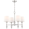 Metalowa lampa wisząca Austin P04135NI-WH Cosmolight klasyczna biały nikiel