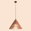 Lampa zwisająca boho SUN 1140G_M Aldex do jadalni drewniana