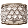 Antyczna LAMPA sufitowa FE-LUCIA-F Elstead FEISS okrągłą OPRAWA plafon glamour kryształki srebrne