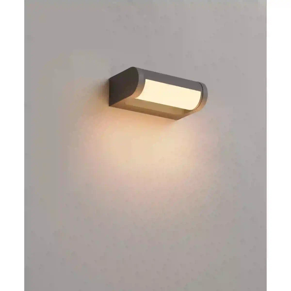 Zewnętrzna lampa ścienna SOLDEN antracytowa W0464 LED 12W 3000K IP65 na taras