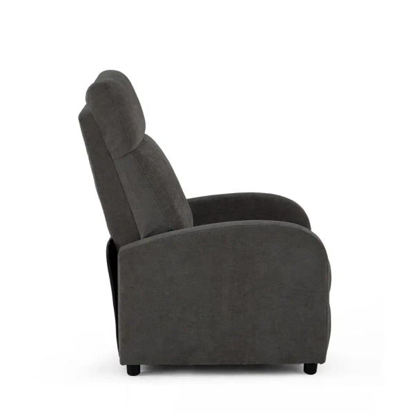 Fotel wypoczynkowy RELAX PREMIUM ciemnoszary KH1501100394 tkaninowy