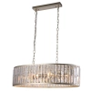 Lampa wisząca na łańcuchach Kyiv P06223CP Cosmolight cyrtsls srebrna