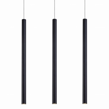 Lampa punktowa wisząca Lungo LP-894/3L BK Light Prestige zwis czarny