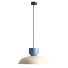Lampa wisząca kopuła ELLA błękitna kremowa 1xE27 nad stół 1144G9_16_C