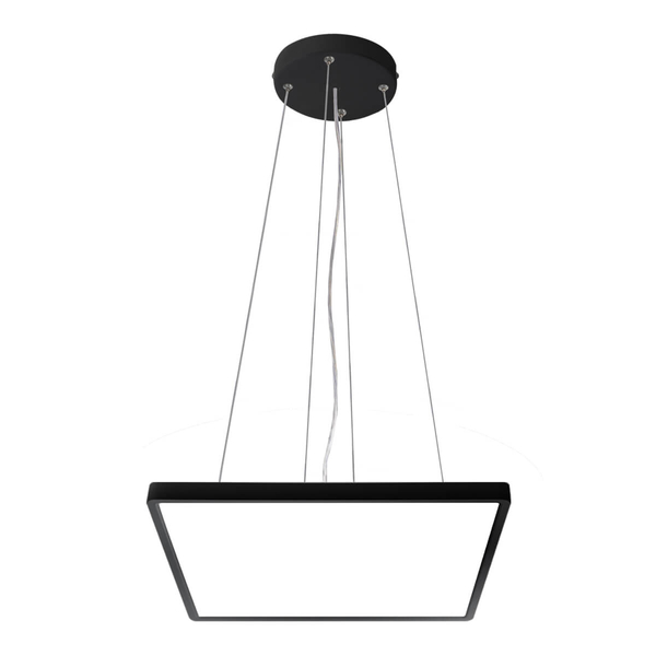 Lampa wisząca kwadrat Bastia PND-83625-300S-24W-BL Italux LED 24W 2800-6000K czarny