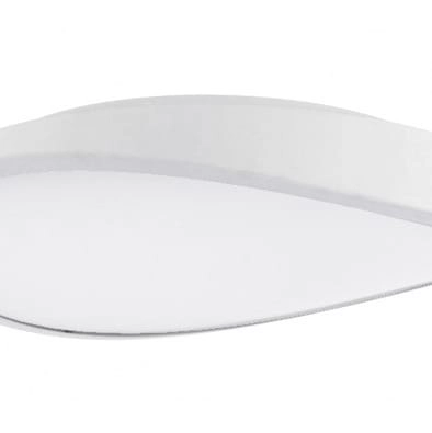 Biała lampa sufitowa Circulo nad łóżko nieregularny kształt