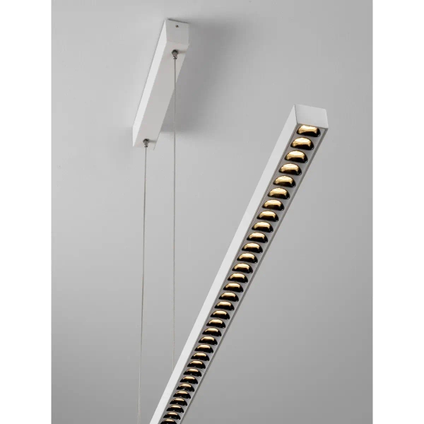 Podłużna wisząca lampa TARVANA LE45411 LED 25W 3000K biała