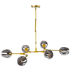 Regulowany zwis Modern orchid ST-1232-6 GOLD Step molekuły złota szara