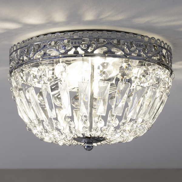 Żyrandol kryształowy Etienne 108599 Markslojd glamour metalowa oprawa chrom