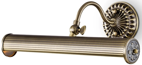 Antyczne oświetlenie do obrazów Renoir PIC118-22-R brąz