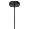 Wisząca LAMPA modernistyczna GROSETTA PND-53423-1-BK Italux prostokątny zwis do sypialni czarna