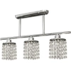 Sufitowa lampa glamour Royal 33-28085 na listwie chrom przezroczysty