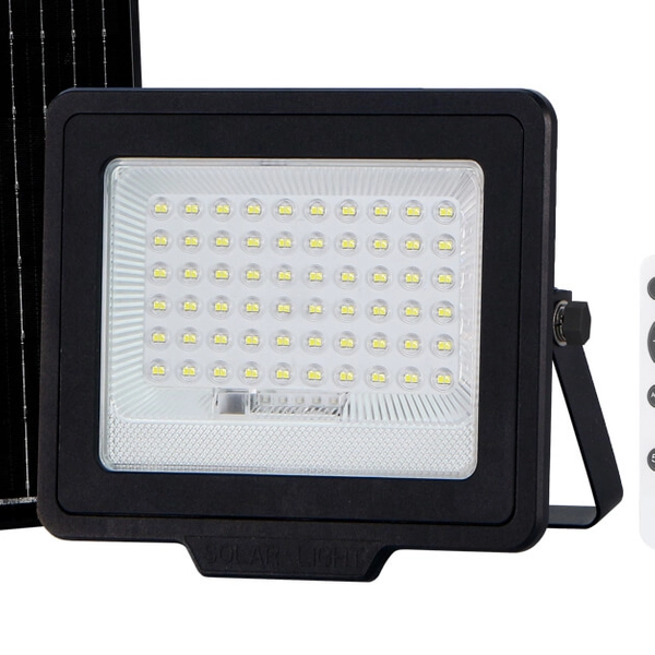 Oprawa solarna Norla SLR-42563-200W Italux LED 200W 4000K IP65 do ogrodu czarna