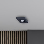 Wpust LAMPA podtynkowa NUSA ML0046 metalowy spot czarny