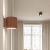 Ścienna lampa tuba AURA mocca SL.1806 ryflowana G9 metalowa