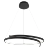 Wisząca pierścieniowa lampa LORENZO ML1583 LED 35W 4000K  czarny