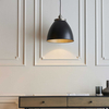 Wisząca lampa retro Franklin 98749 Endon do jadalni czarna cyna