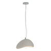 Zwisowa lampa jadalniana Stone DN426-300 kamień metalowa biała
