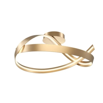 Plafon do salonu Plons MOD283CL-L34BS3K LED 34W 3000K mosiądz