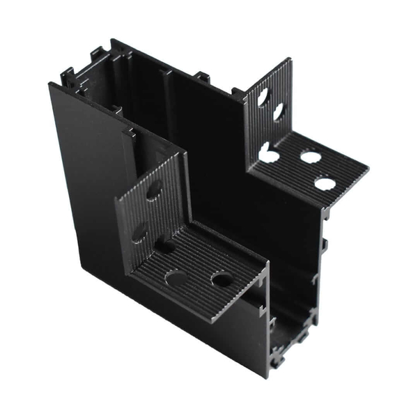 Narożnik podtynkowy dół L Magnetic Track ML6633 magnetyczny czarny