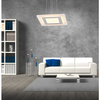 LAMPA wisząca LARVIK 308672 Polux kwadratowa OPRAWA zwis LED 25W 4000K biały