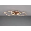 Ledowy sufitowy plafon ASTRIL DL165-64493 LED 31W 3000K kwadraty brązowy