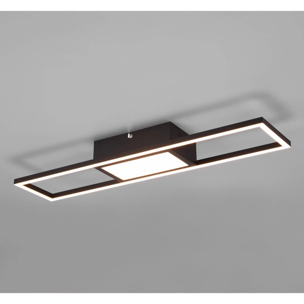 Plafon nasufitowy Rigido R67172132 LED 22W 2700-6000K prostokąt czarna
