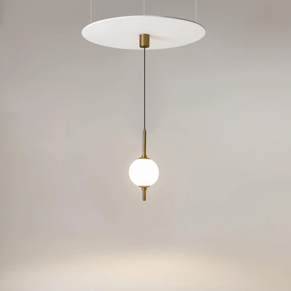 Lampa wisząca The Sixth Sense Z020PL-L6BS3K LED 7W 3000K mosiądz biała