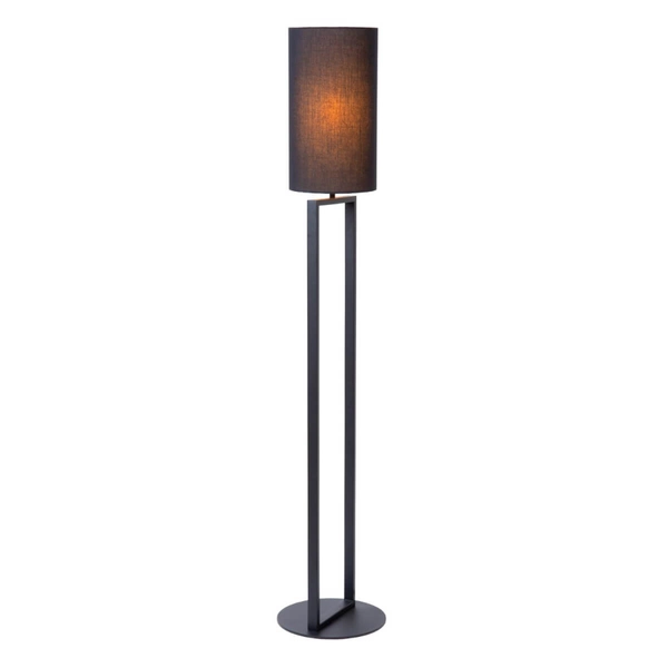 Lampa podłogowa do salonu Herman 30762/81/30 abażurowa czarna