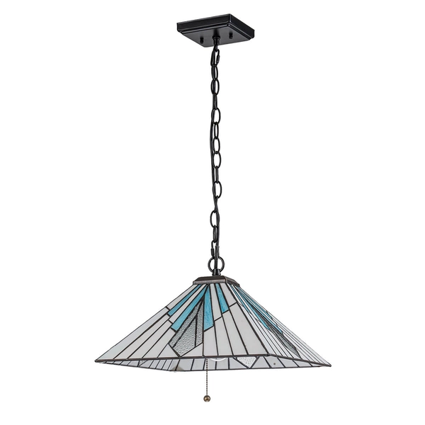 Zwisająca lampa z regulacyjną Alderley TF-ALDERLEY-P szklana kolorowa