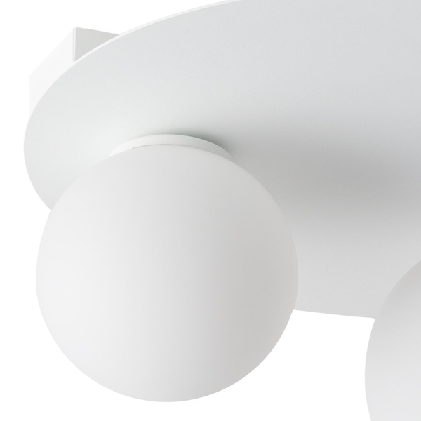 Okrągła lampa sufitowa ARGON 33265 Sigma minimalistyczna białe