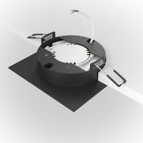 Lampa podstropowa Hoop DL086-GX53-SQ-BG downlight czarna złota