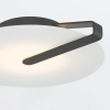 Ścienna lampa do salonu Nuvola QN-NUVOLA-F-M-BK LED 18W 3000K czarna biała