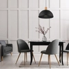 Wisząca lampa salonowa Oslo 4852 TK Lighting skandynawska drewniana czarna