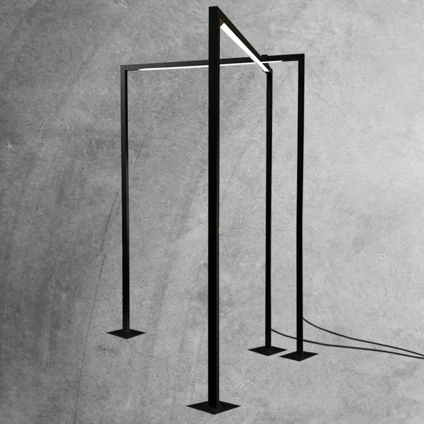 Zewnętrzna lampa stojąca Taketa 9931 Shilo rama IP44 antracyt