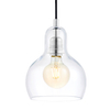 LAMPA wisząca LONGIS 10523409 Kaspa metalowa OPRAWA listwa ZWIS szklany przezroczysty