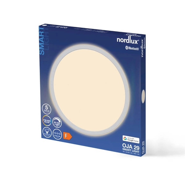 Ściemnialna lampa sufitowa Oja 2015036101 LED 2700-6500K biała