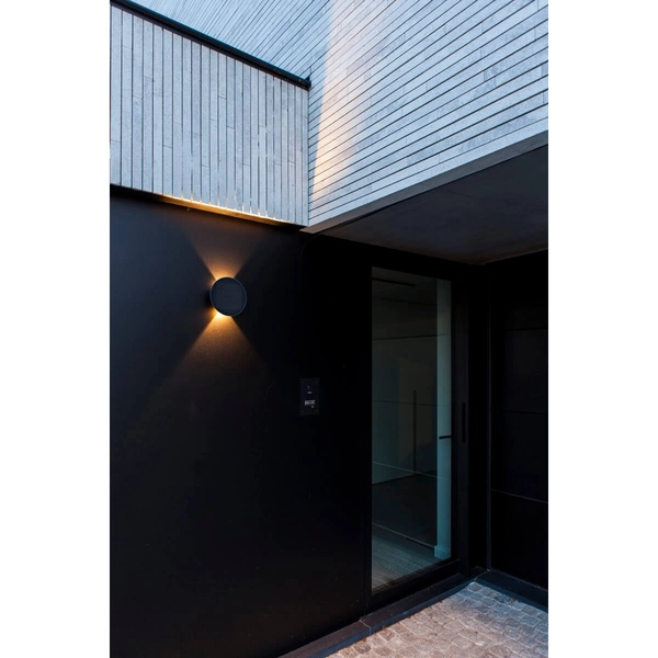 Okrągła lampa ścienna ogrodowa BELKA 6915601335 LED 9W 3000K IP54 szara