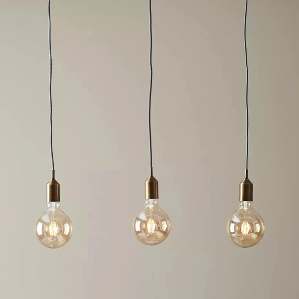 Wisząca lampa BRONX 108097 Markslojd metalowa loftowe oprawki mosiądz