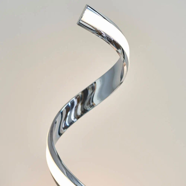 Salonowa lampa stołowa Aria 76412 LED 18W 3000K spirala chrom