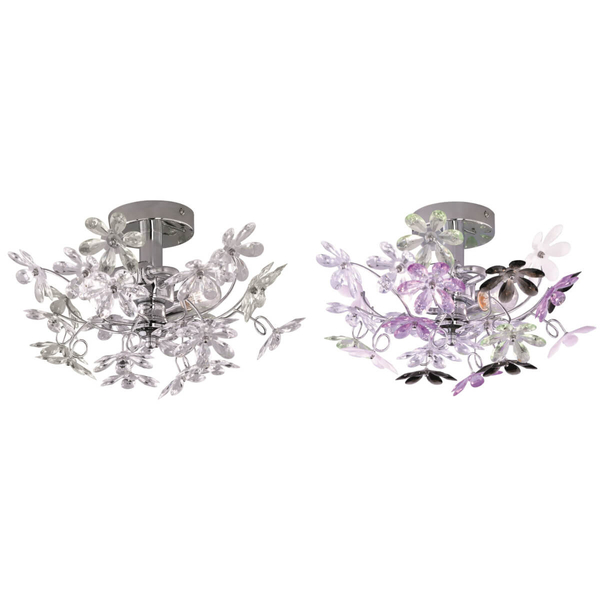 Dekoracyjna lampa sufitowa Flower R20012017 RL Light kwiaty multikolor