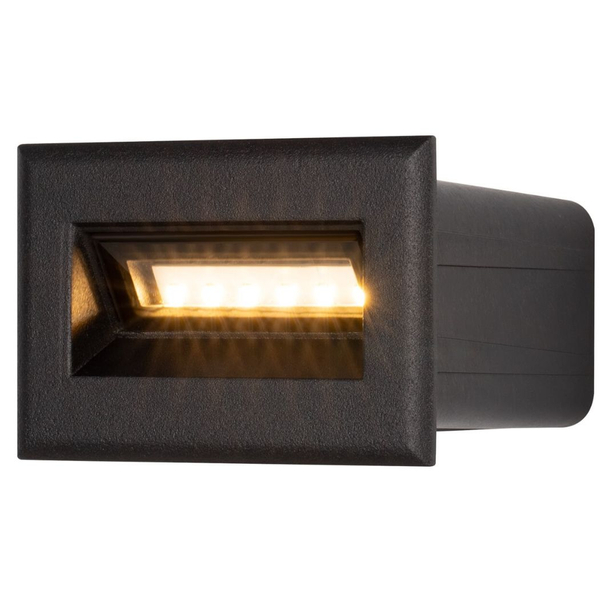 Oświetlenie schodowe Bosca O045SL-L3B3K IP65 LED 3W 3000K czarne