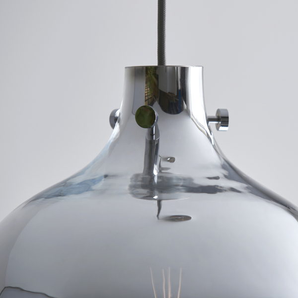 Lampa kula wisząca L&-196442 Light& szkło lustrzane chrom ombre