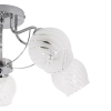 Chromowana lampa sufitowa 8979/5 8C vintage do salonu
