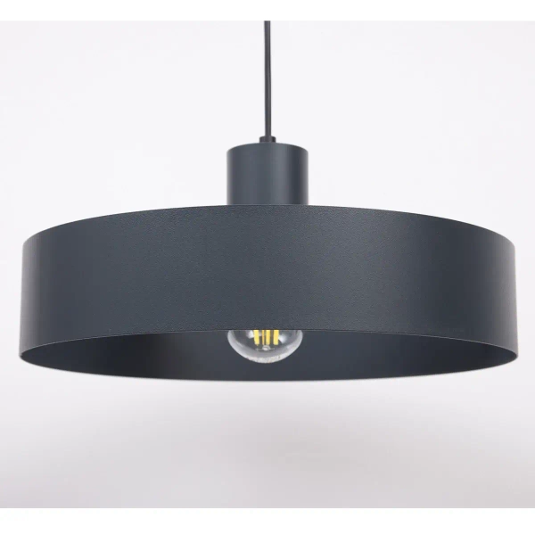 Wisząca lampa nad stół Rif L 41438 metalowa do salonu grafitowa