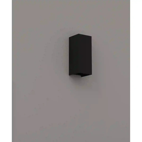 Ogrodowa lampa ścienna góra-dół ZERMAT czarna W0467 2xLED 24W 3000K IP65 na taras