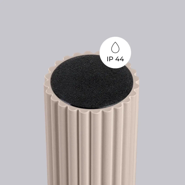Okrągła lampa sufitowa HALO SL.1743 do łazienki kula IP44 biała kaszmirowa