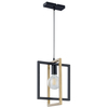 Nowoczesna LAMPA wisząca EDEN 32230 Sigma salonowy zwis metalowy czarny złoty